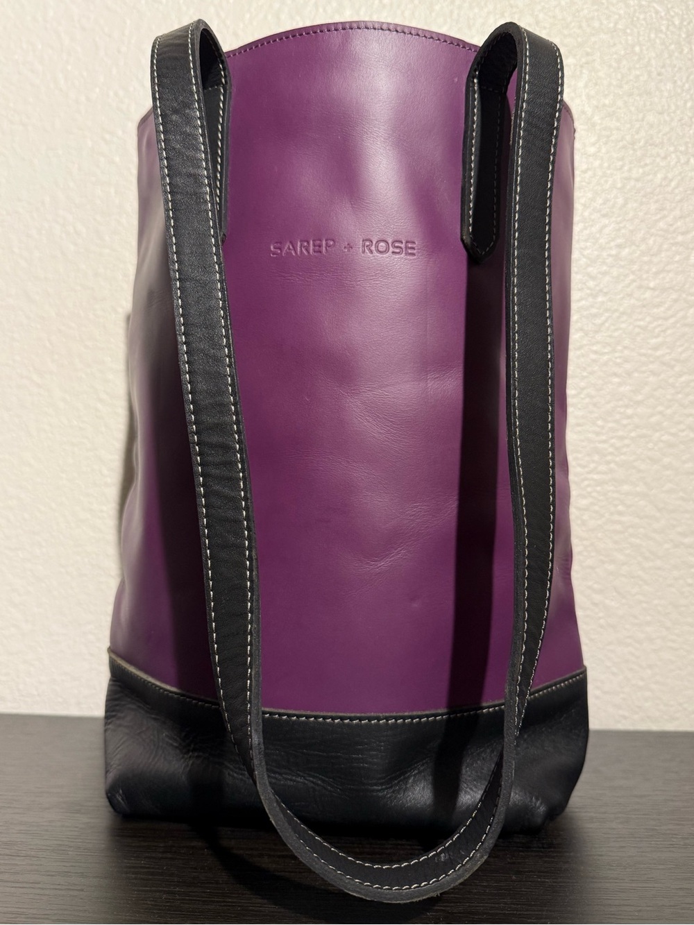 Sarep + Rose Leather Kenya Tote Handbag
